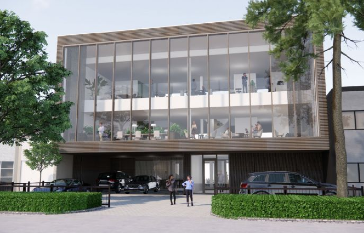 Buitenkant van het nieuwe Vega gebouw